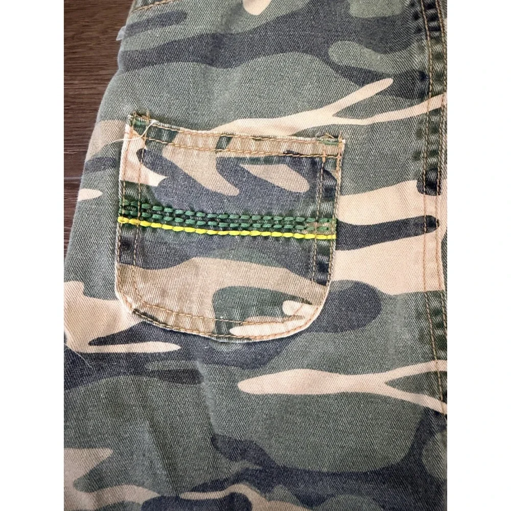 John Deere Baby Boys Camo Overalls 100% Cotton Camouflage Bibs 6/9M